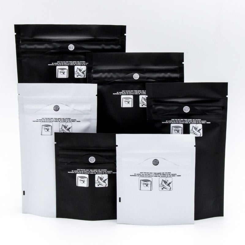 Custom smell proof mylar bags produced by YLTPACK