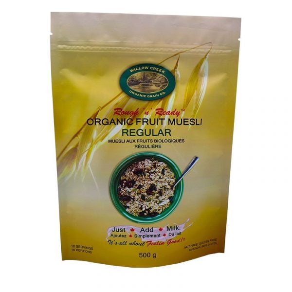 Food grade stand up food packaging bags