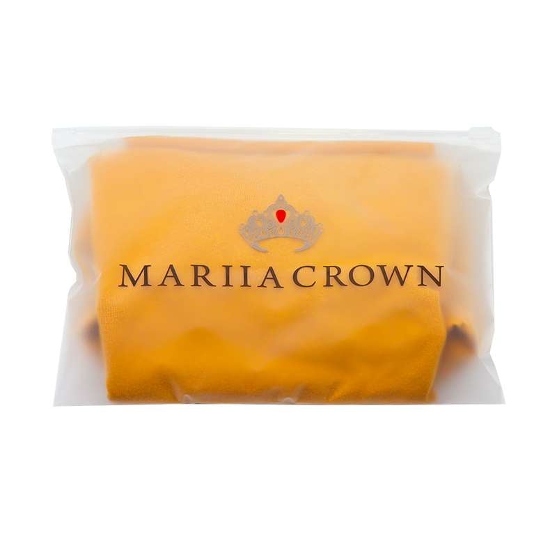 Custom Frosted Matte Zipper Bag for Clothing Packaging